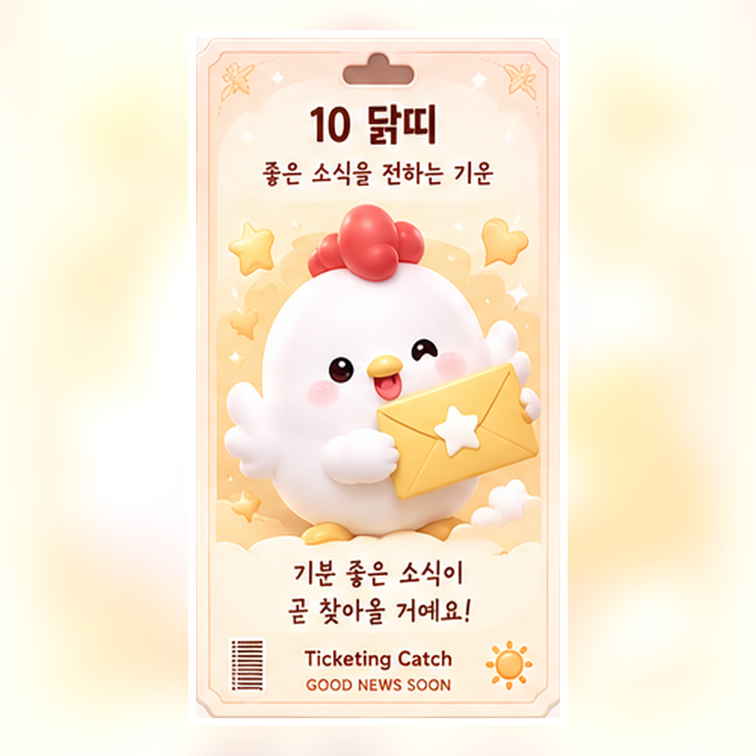 닭띠 티켓팅 부적 - 닭띠 콘서트 티켓팅 행운 무료 다운로드